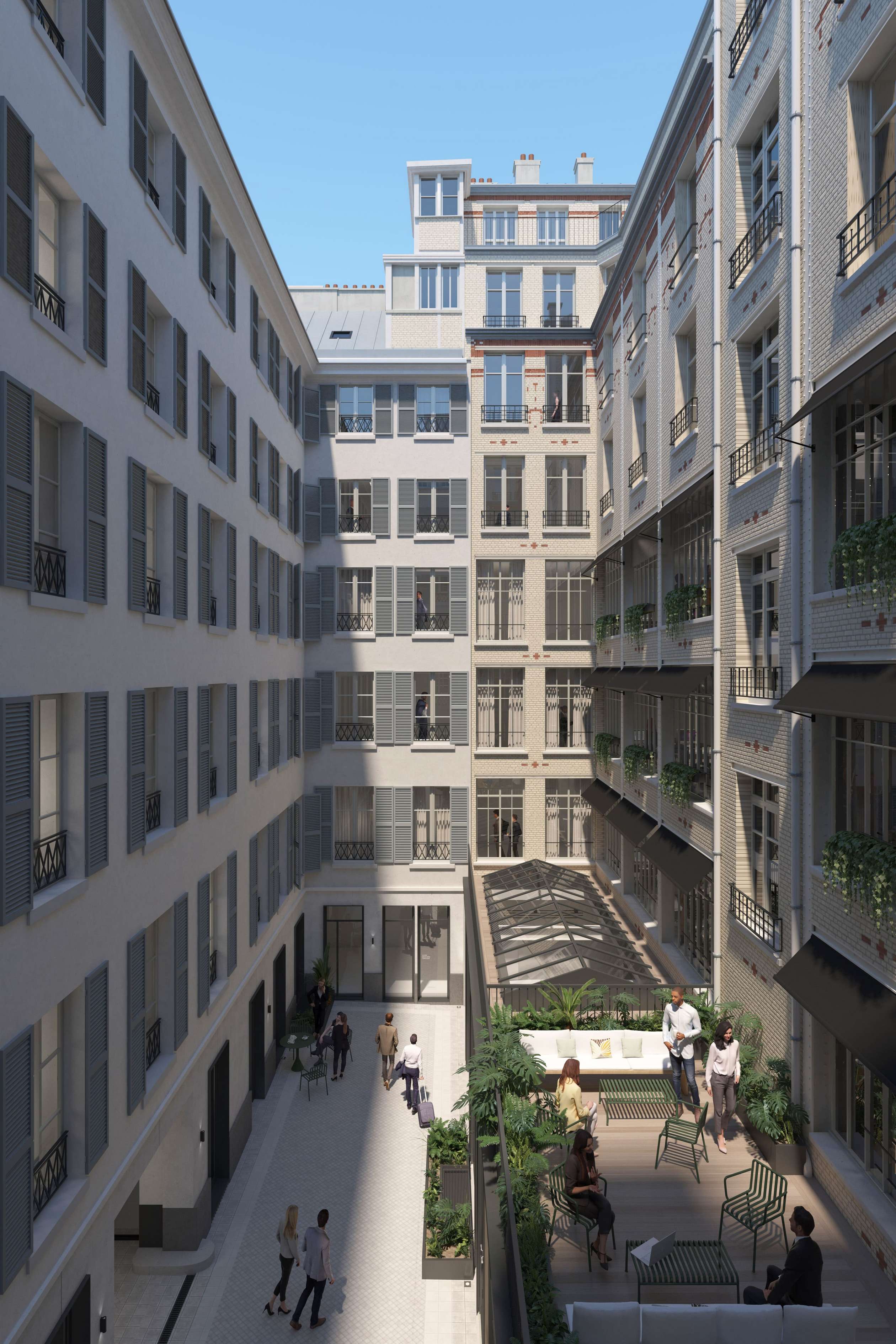 SEDRI pour Swisslife - immeuble bureaux MAGDA rue Godot de Mauroy Paris 9